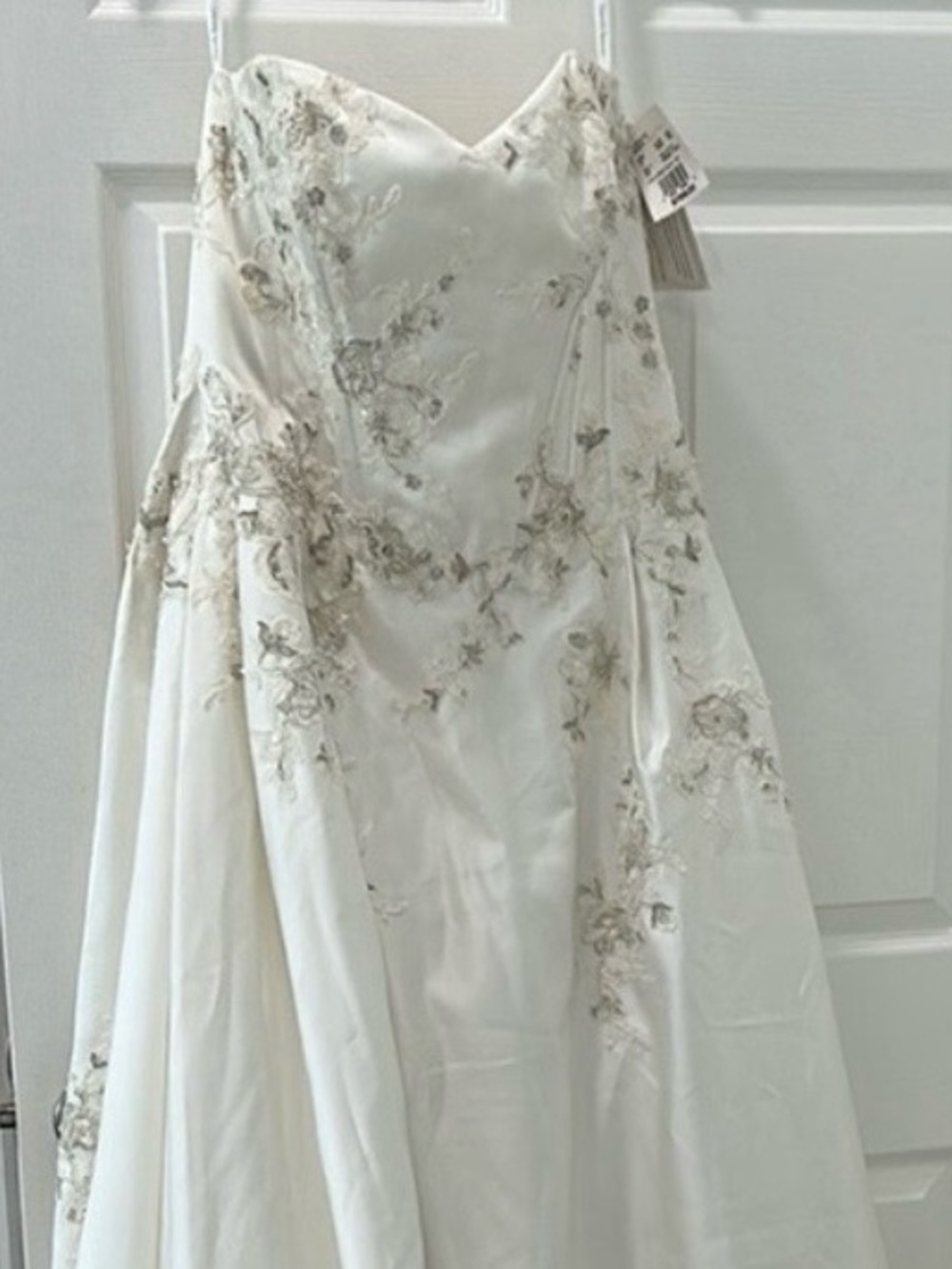 David’s bridal corset wedding dress.